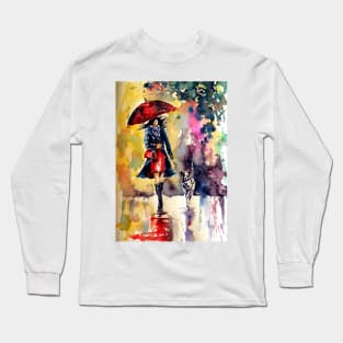 Walk with dog Long Sleeve T-Shirt